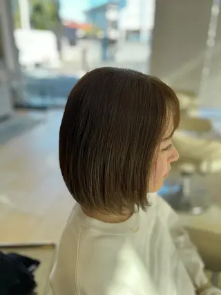 ミディアム カラー 村崎 美彩希のヘアスタイル