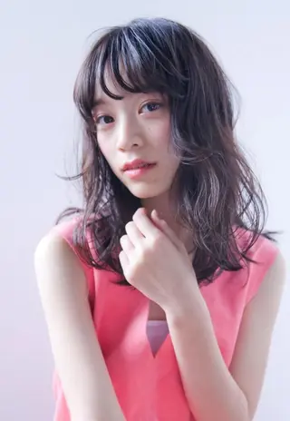 ミディアム カラー ryota .のヘアスタイル