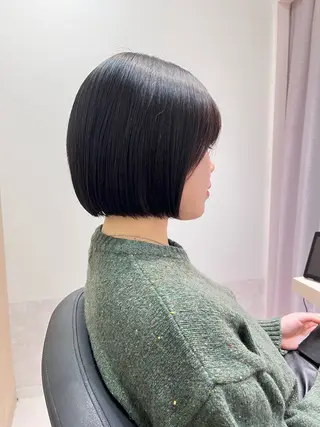 ショート ナナ/梅田/髪質改善 カラー/ストレートのヘアスタイル
