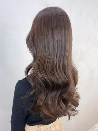 セミロング カラー パーマ ヘアアレンジ ITbyALBUM 浦和店のヘアスタイル