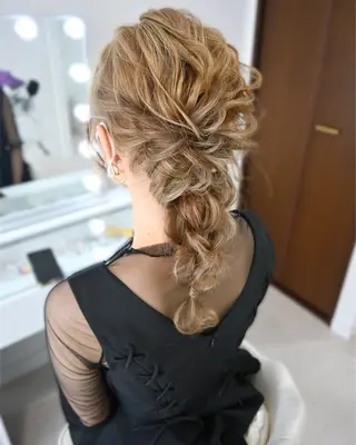 ヘアアレンジ 麻優 ヘアセットのヘアスタイル