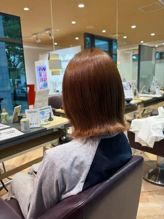 カラー 菊地 楓のヘアスタイル