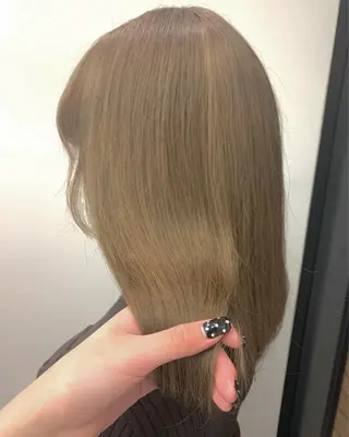 ロング カラー 🌷ラベンダーピンク 顔まわり🌷ねいろのヘアスタイル