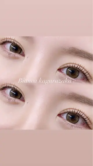 マツエク・マツパ BIANCA神楽坂 makiのマツエク・マツパデザイン