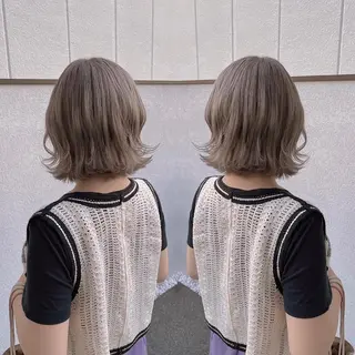 ミディアム 飯田 智也のヘアスタイル