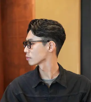 パーマ メンズ メンズショート タチカワユウキのヘアスタイル