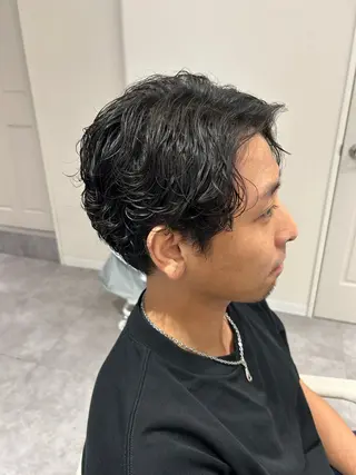 パーマ メンズ なかじま しほののヘアスタイル