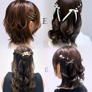 ヘアアレンジ 艶カラー/アレンジ 💟すなおのヘアスタイル