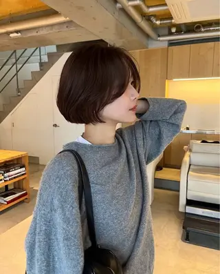 ショート カラー 似合わせスタイル 表参道🌿ちえのヘアスタイル