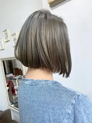 ショート カラー メンズ縮毛矯正 細谷碧海のヘアスタイル