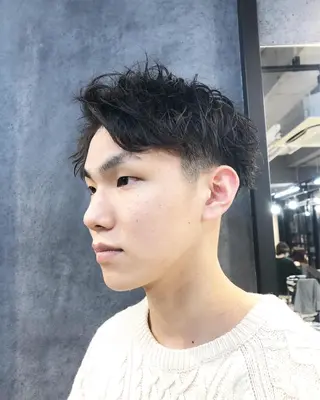 パーマ ヘアアレンジ メンズ メンズ特化✂️栗原 侑也のヘアスタイル