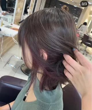 カラー 河原 亜樹のヘアスタイル