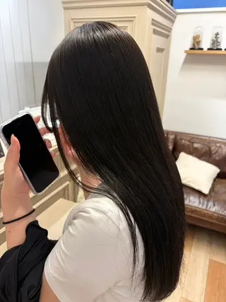 ロング パーマ 🌙赤み消し/韓国/ 艶カラー/suwaのヘアスタイル