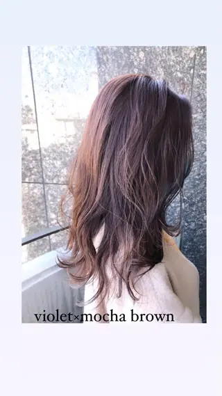 セミロング カラーアンドケアリタ kitamuuuのヘアスタイル