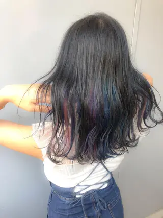 ロング カラー ヘアアレンジ kenta GATTACAのヘアスタイル