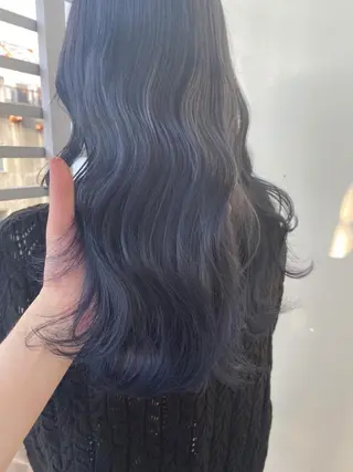 ロング カラー 韓国🇰🇷レイヤー 映える顔周り🩷のヘアスタイル