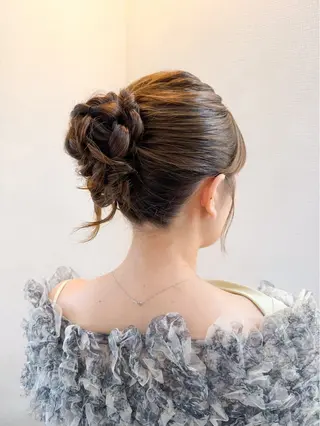 ヘアアレンジ hair make もりした ゆうのヘアスタイル