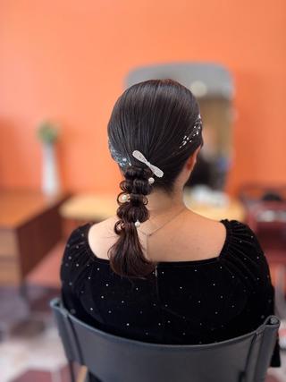 ミディアム 上島 未緒のヘアスタイル