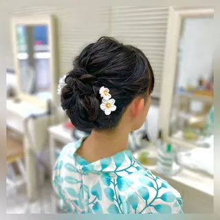 ヘアアレンジ 似合わせヘアメイク 💐オダギリチアキのヘアスタイル