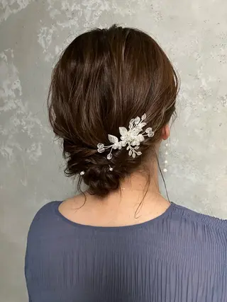 セミロング カラー パーマ ヘアアレンジ メンズ キッズ kotona 🤍miuraのヘアスタイル