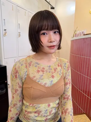 ショート ayaka/暖色 /ニュアンスボブのヘアスタイル