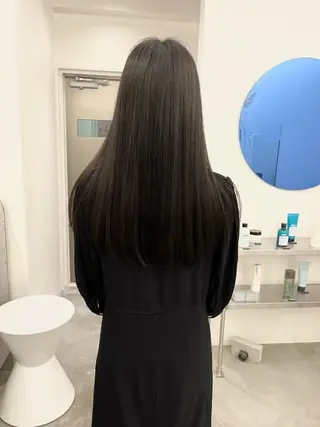 ロング カラー KEPKA ヤマグチ 天神 今泉のヘアスタイル