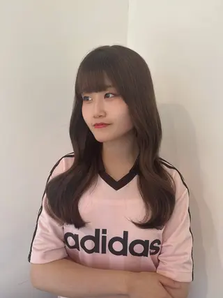セミロング 🌺レイヤー/暖色系 カラー🌺AYANEのヘアスタイル