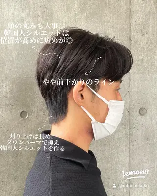 パーマ メンズ もりたみかこ 美容師お休み中のヘアスタイル