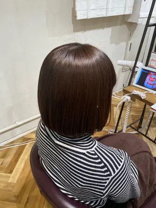 カラー 韓国ヘア AINA🐱のヘアスタイル