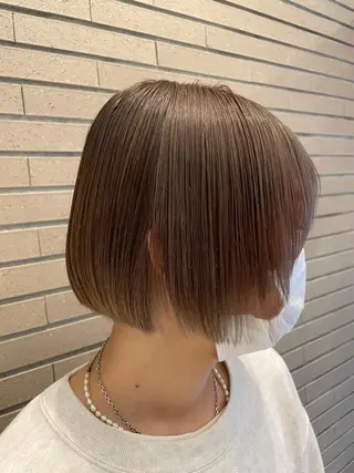 ショート カラー ハイトーン×髪質改善 KENTAのヘアスタイル