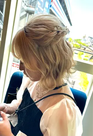 ショート キタダ ハルカのヘアスタイル