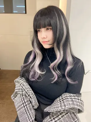 ロング カラー Amelie yunのヘアスタイル