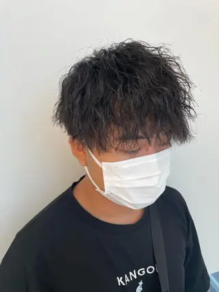 ショート カラー パーマ メンズ 🍃メンズヘア🍃 セヤシュウヘイのヘアスタイル