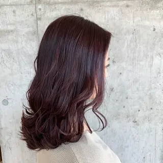 セミロング 横浜/韓国レイヤー /透明感カラー🌷のヘアスタイル