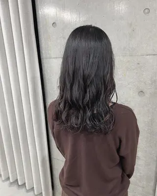 ロング パーマ ボブパーマコテ巻き風 パーマNo1深江秀平のヘアスタイル