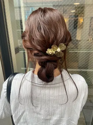 ヘアアレンジ ゆず .🎀のヘアスタイル