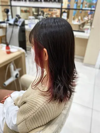 カラー 艶髪カラー 矯正 モデル募集/Aoiのヘアスタイル