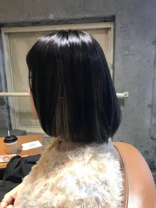 ミディアム カラー パーマ ヘアアレンジ メンズ キッズ ネイル マツエク・マツパ サロンドミルク 渋谷高比良のヘアスタイル