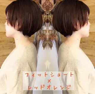 ショート カラー テトネ タカシのヘアスタイル