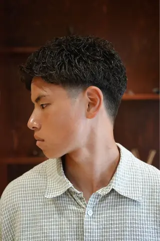 メンズ メンズパーマ いしだ りょうのヘアスタイル