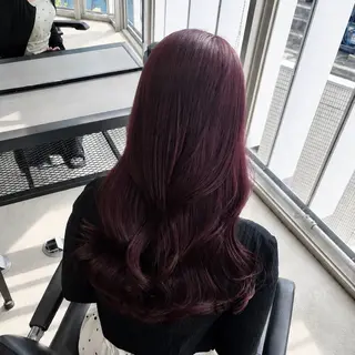 セミロング カラー ヘアアレンジ 🎀モテ暖色× エクステ🎀あかりのヘアスタイル