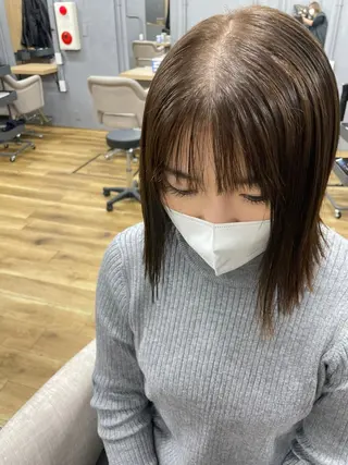 髪質改善カラー /髪質改善ストレートのヘアスタイル