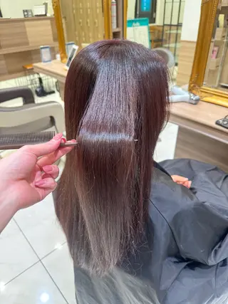 ロング カラー 奥寺 沙菜のヘアスタイル