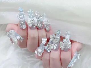 ネイル yukina 長さ出しネイル専門店のネイルデザイン