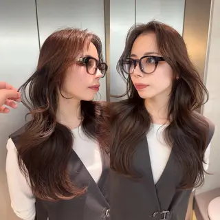 ロング カラー ✨髪質改善特化✨副 店長椎葉信乃介のヘアスタイル