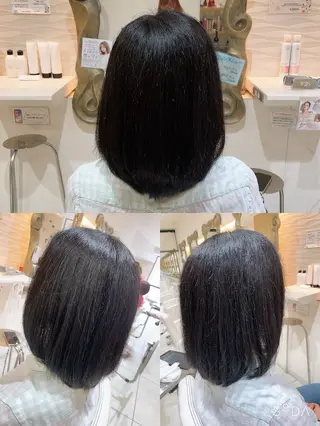 ミディアム 山本 真緒のヘアスタイル
