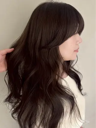 セミロング 新保 啓介のヘアスタイル