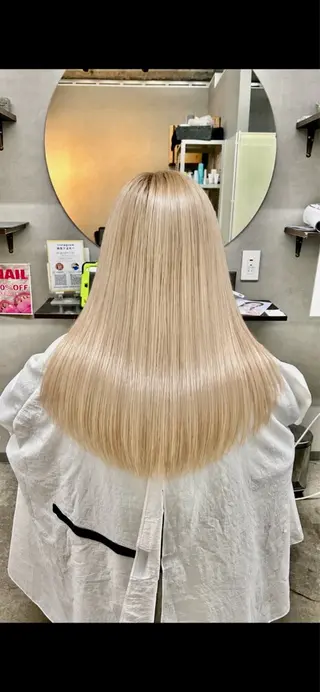 ロング カラー パーマ 🌹ミラクル美容師 🌹✨クッポ✨のヘアスタイル