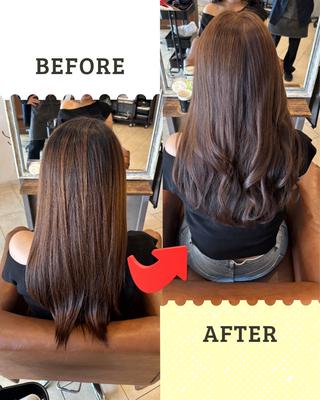 カラー Cuthie あやののヘアスタイル