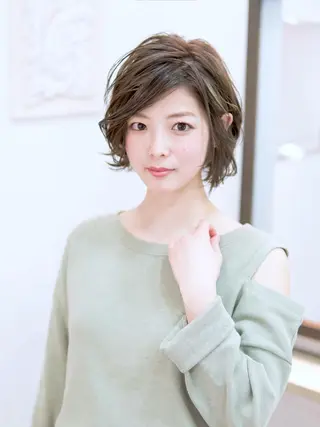 ショート カラー 永野 良一のヘアスタイル